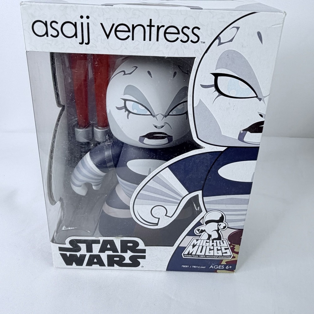 Star Wars Mighty‎ Muggs Asajj Ventress Vinyl Action Figure Hasbro